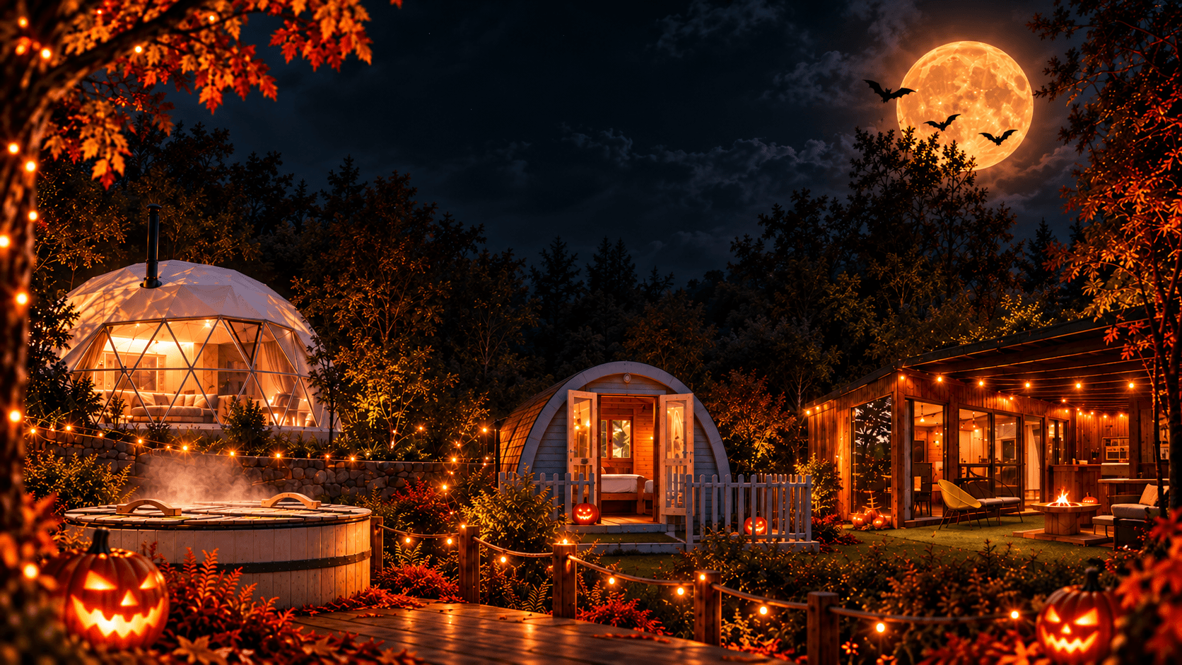 Halloween stays at Waters Edge Retreat